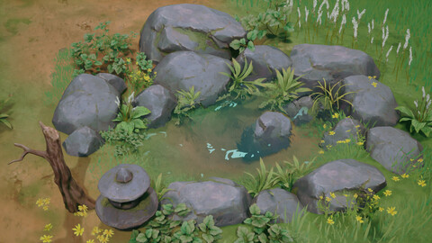 吉卜力石头资产 Ghibli stone assets