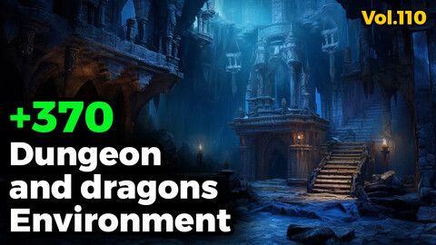 +370 Dungeon And Dragons Environment(4k) | Vol_110