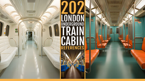 202 London Underground Train Cabin