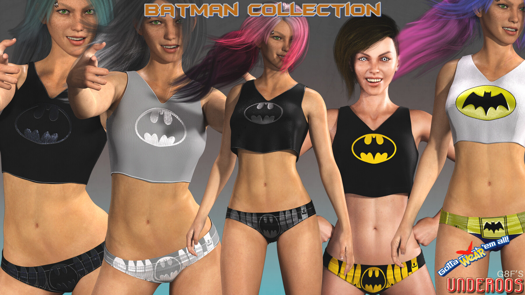 G8F Underoos Batman Collection