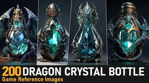 Dragon Crystal Bottle|4K Reference Images