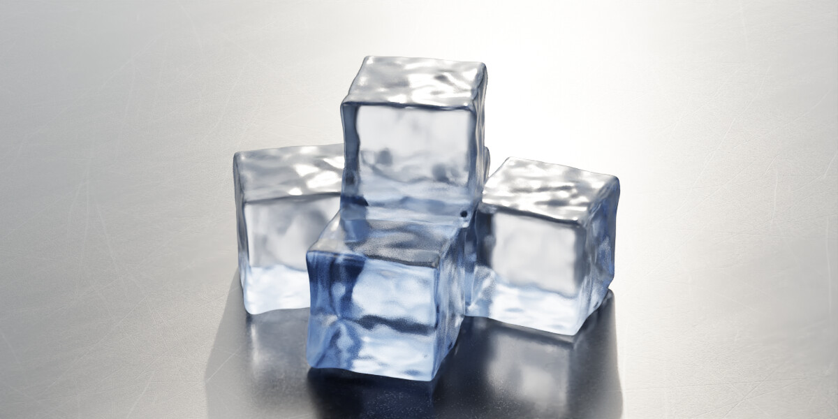 Ice cube. 3D render of ice cube , #AFFILIATE, #cube, #Ice, #ice