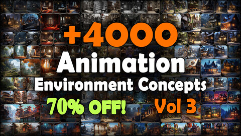 4000 Animation Concept Reference Pack | MEGA Bundle | 4K | v.3