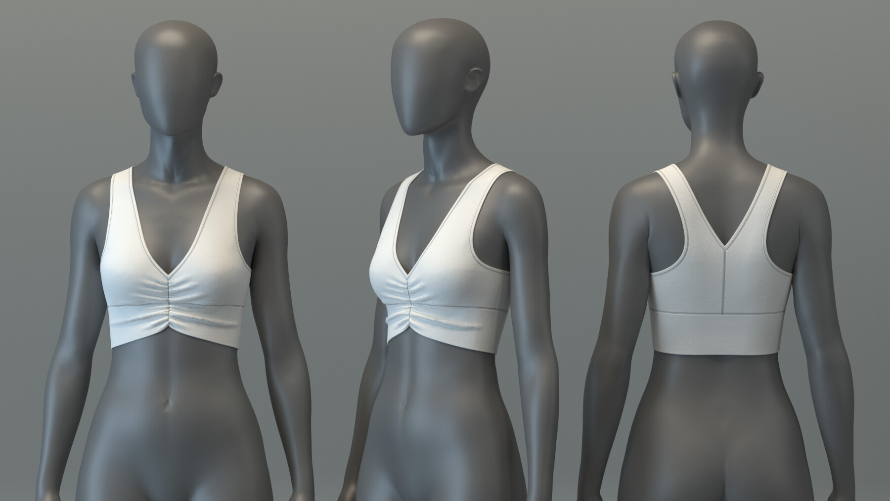 Sports Bra Tutorial For Beginners (Marvelous designer - Clo3d