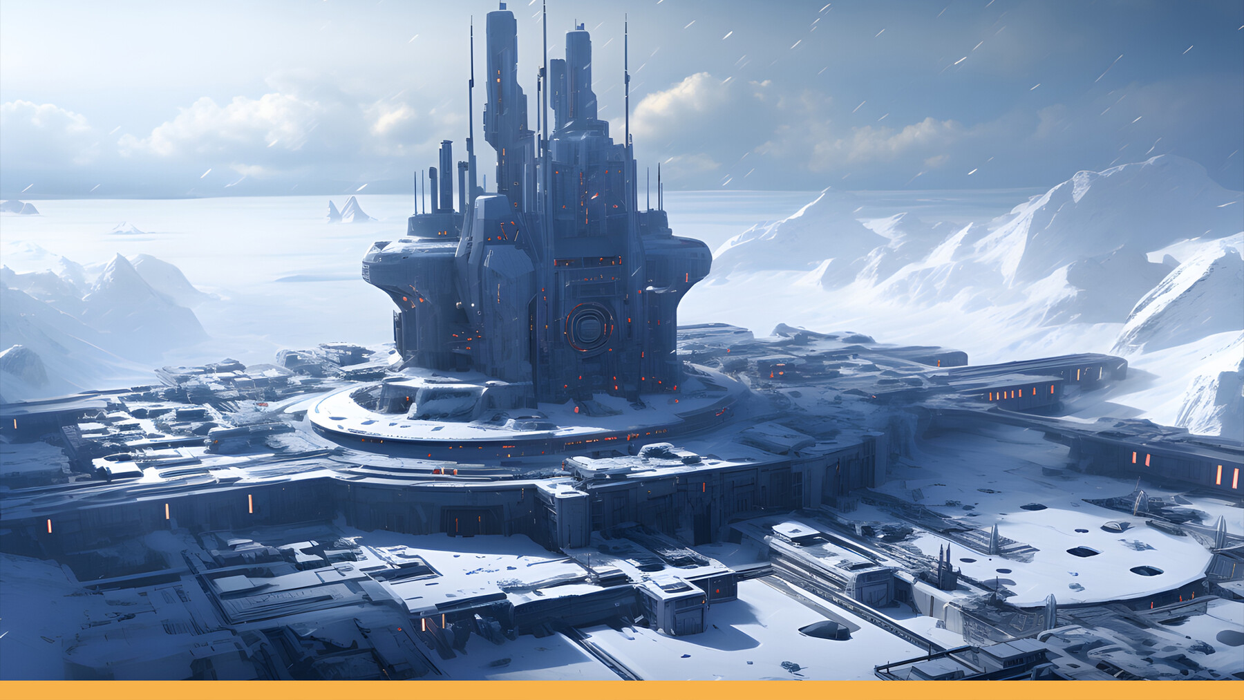 ArtStation - 303 Sci-Fi Naval Station | Artworks