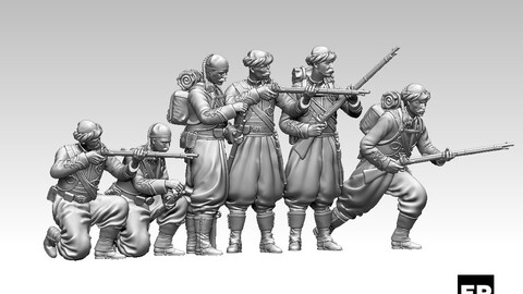 Zouave soldiers