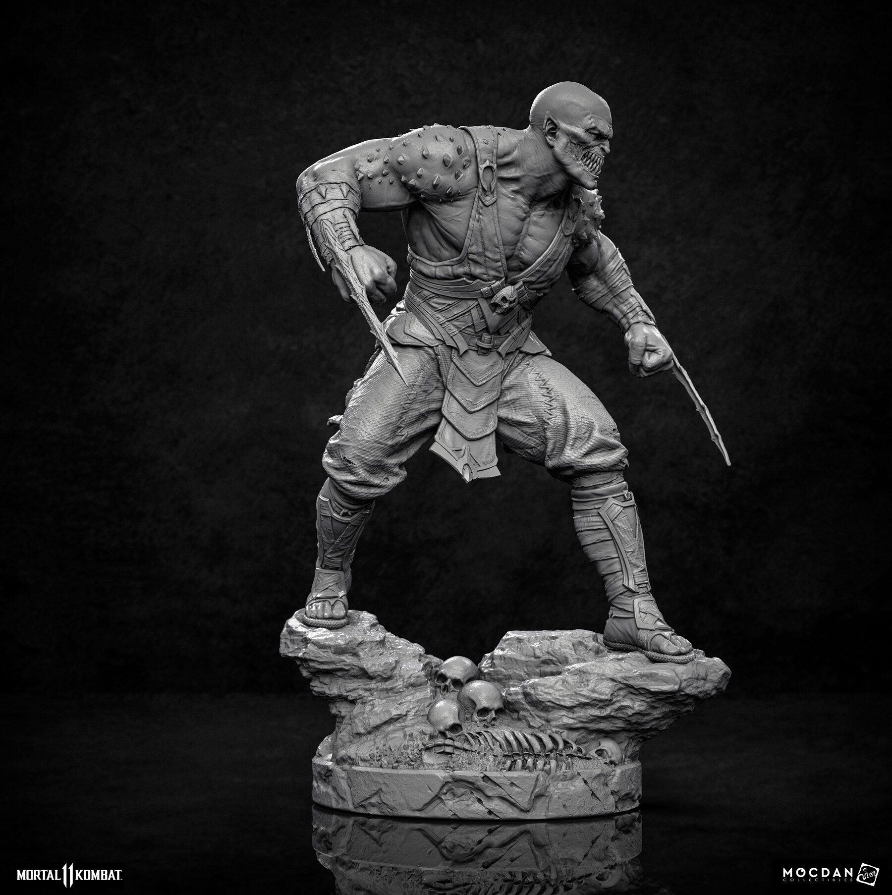 STL file Baraka - Mortal Kombat II - Bust 👤・3D printing idea to