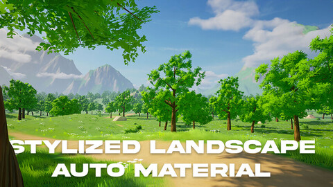 Stylized Automatic Landscape Material | Unreal Engine 5