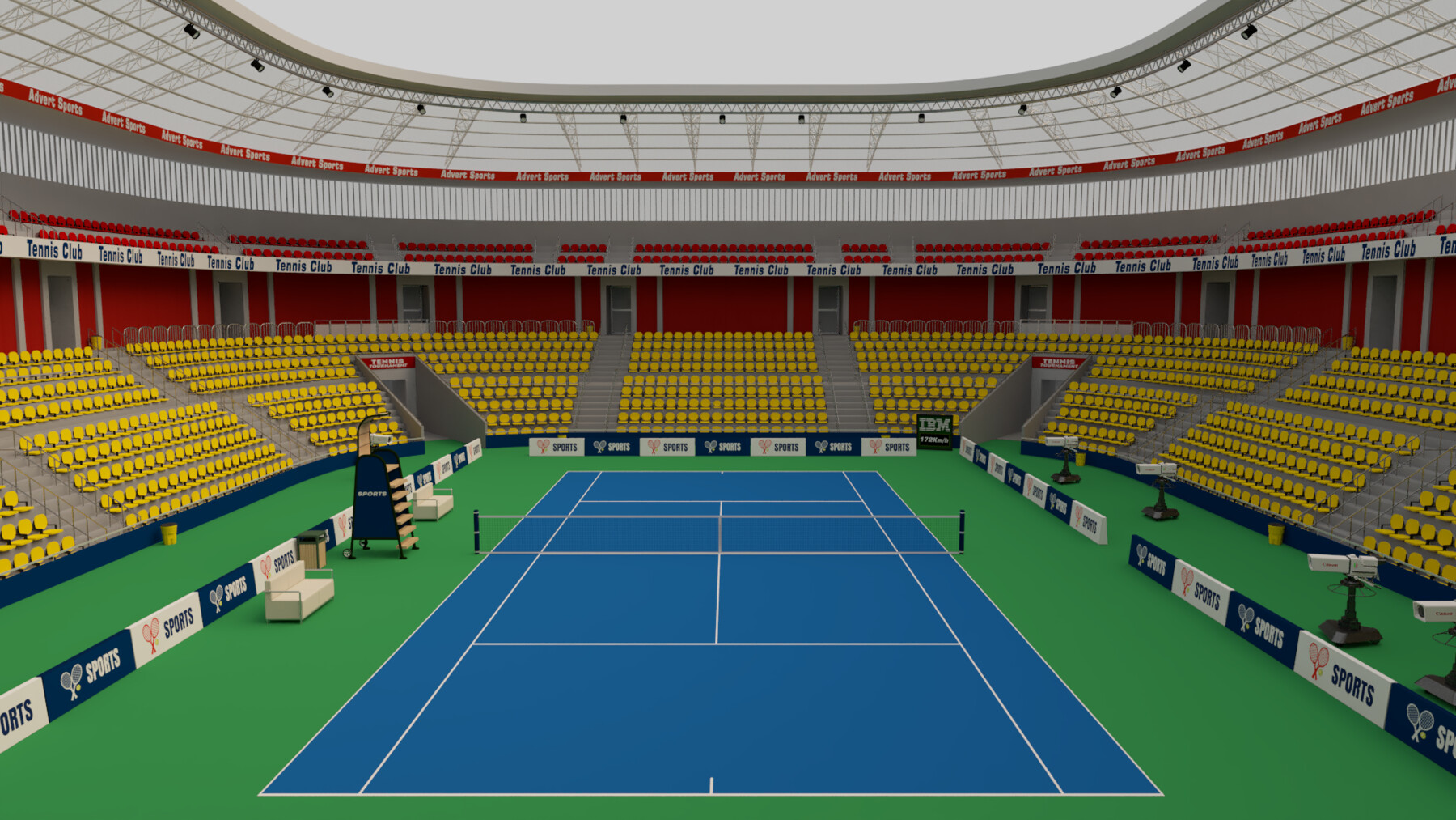 ArtStation - Tennis Stadium | Resources