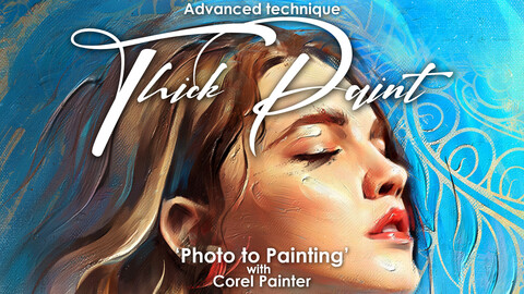 NEW 'Photo to Painting' video course | Thick Paint Art | Advanced technique