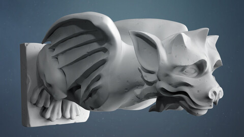 Gargoyle10 3DPrint