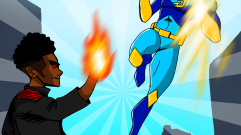 Kid storm vs burnout comic one shot