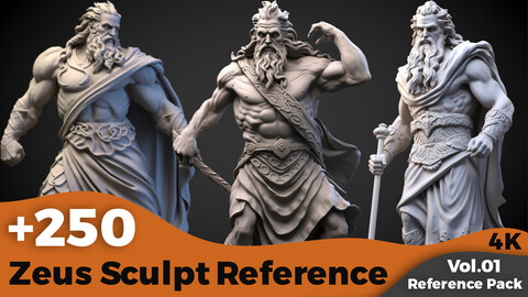 +250 Zeus Sculpt Concept (4k)