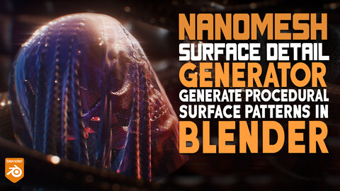 Blender Addon Nanomesh Surface Detail Generator
