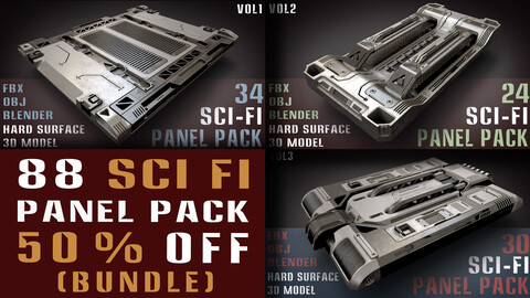 88 Sci-Fi Panel Pack Bundle