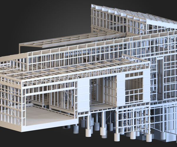 ArtStation - 20-Structure Buildings -Kitbash -vol.03 | Resources