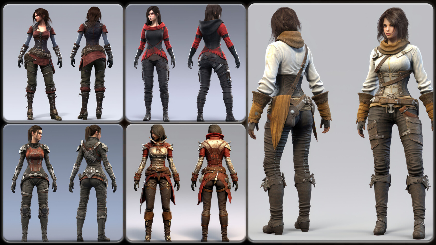 ArtStation - 200 Feminine Reaver Outfit Reference Pack | 4K | v.250 ...