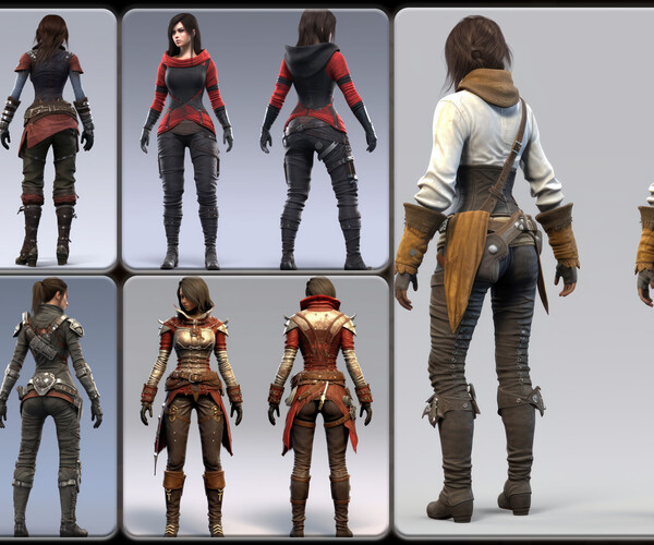 ArtStation - 200 Feminine Reaver Outfit Reference Pack | 4K | v.250 ...