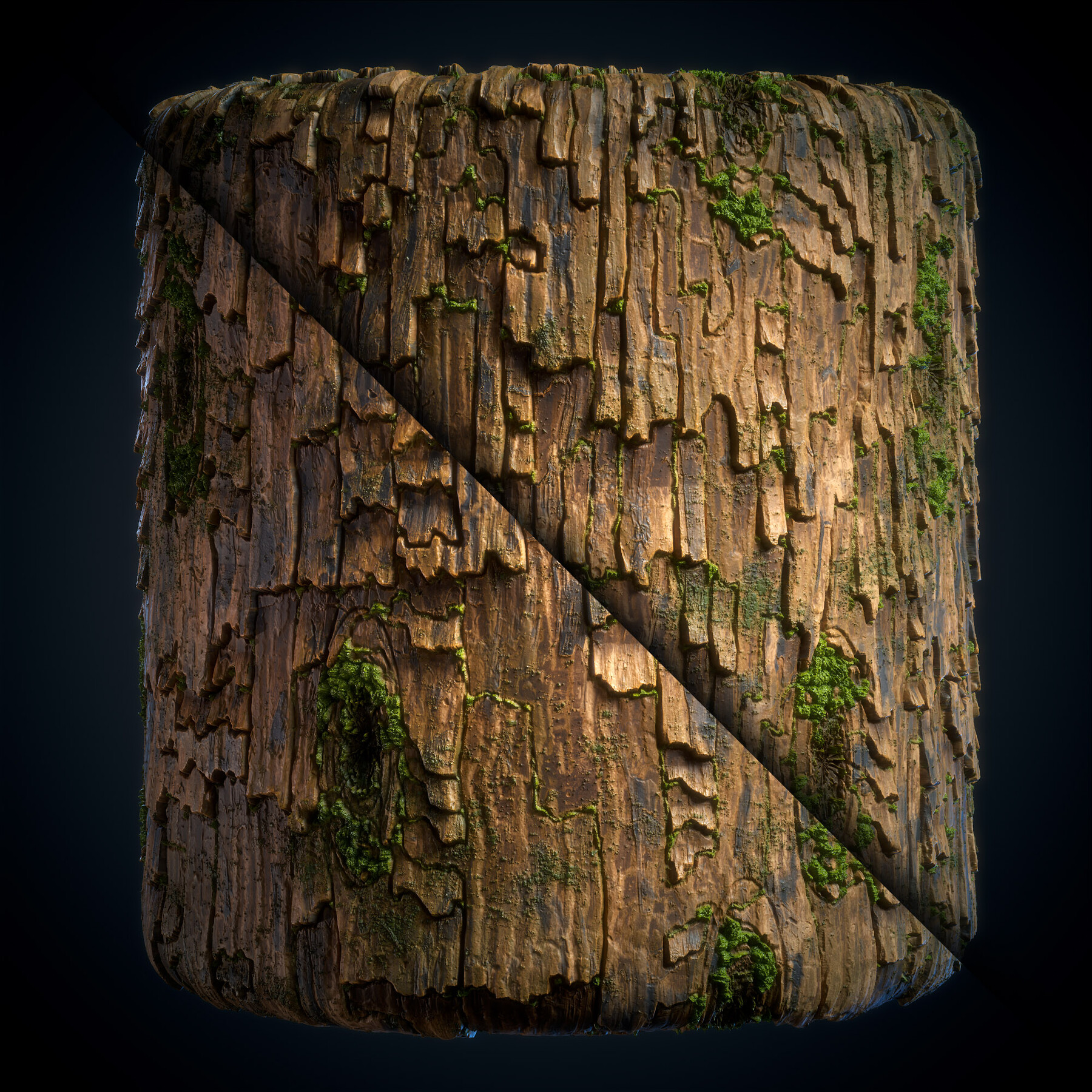 ArtStation - Wood Bark Material - VOL 06 - Maps & SBS & SBsar | Resources