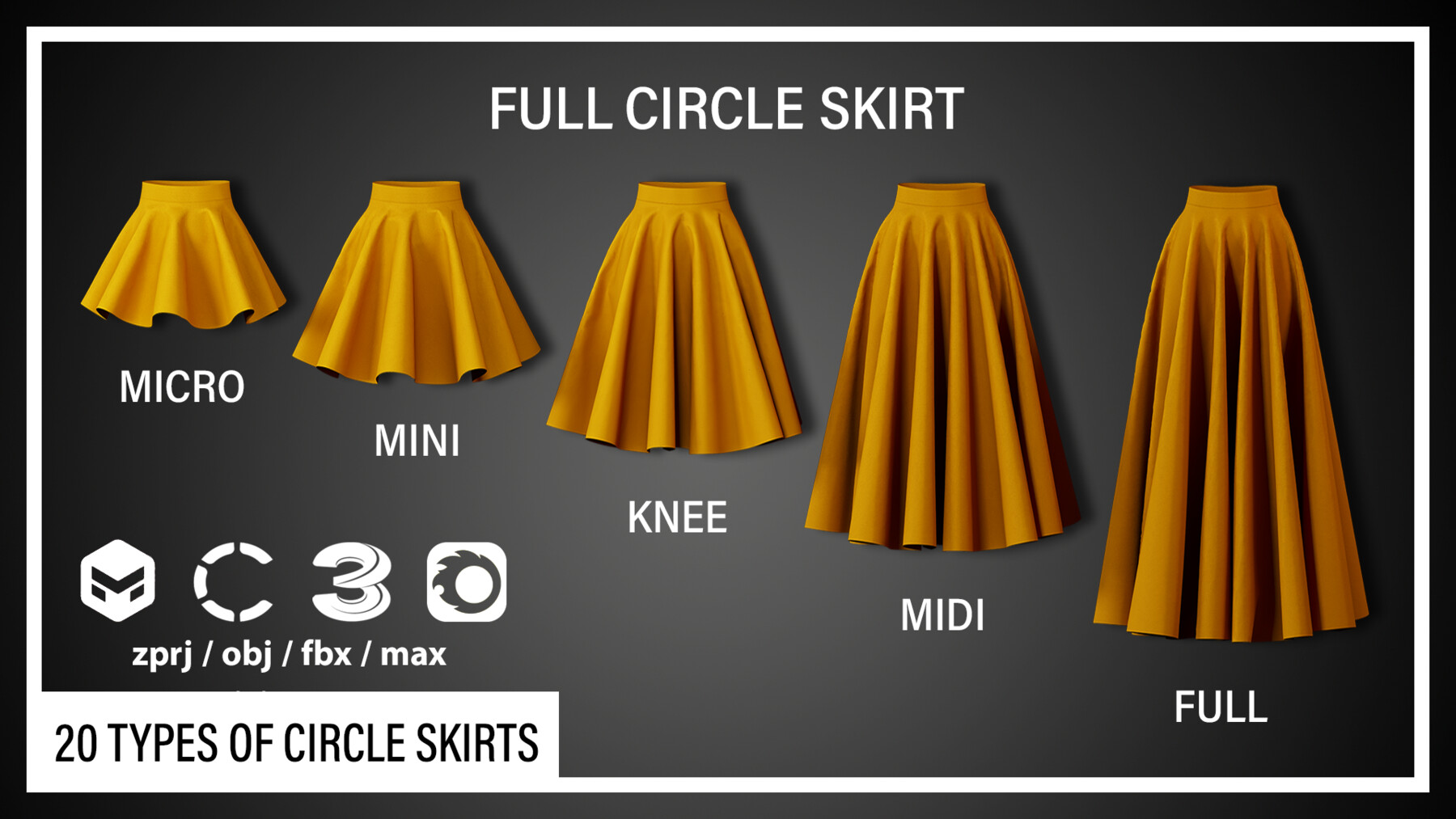 Circle 2025 skirt types