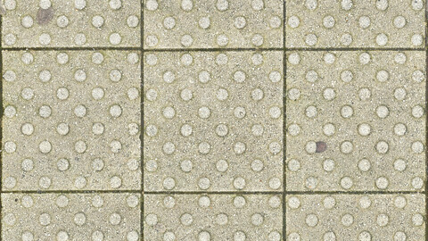 TactilePaving Seamless Texture Patterns 2k (2048*2048) | PNG 7 | JPG 7 File Formats All Texture Apply After Object Look Like A 3D