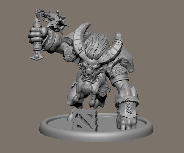 ArtStation - Spirit Breaker Dota 2 3D print model | Resources