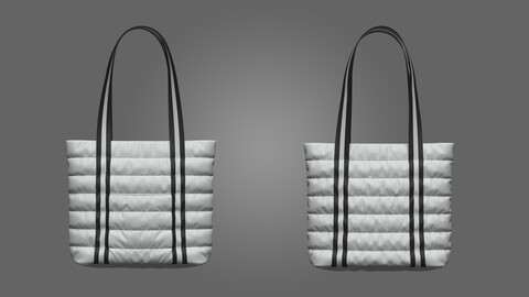 Puffer bags 3d model