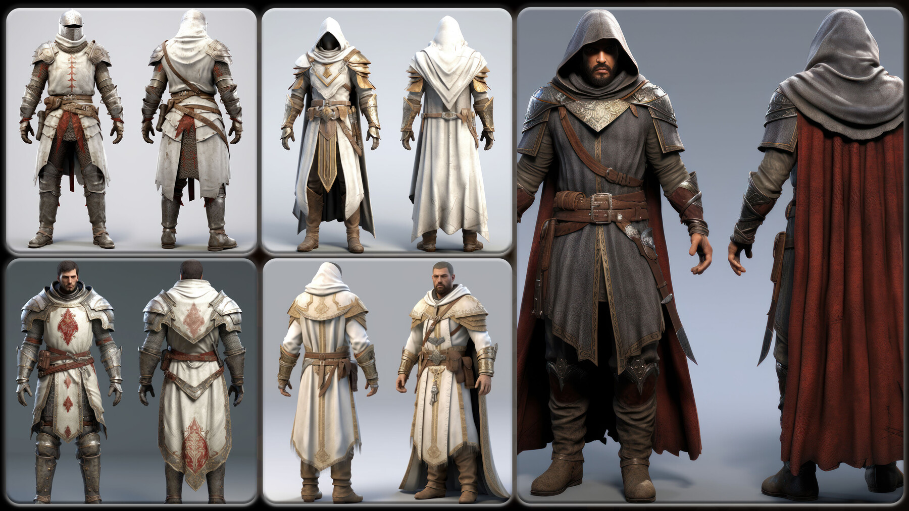 ArtStation - 200 Masculine Crusader Outfit Reference Pack | 4K | v.259 ...