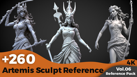 +260 Artemis Sculpt Reference Concept (4k)