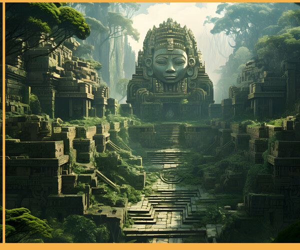 ArtStation - 202 Lost Jungle Civilization Images | Artworks