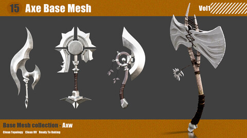 15 Base Mesh Axe