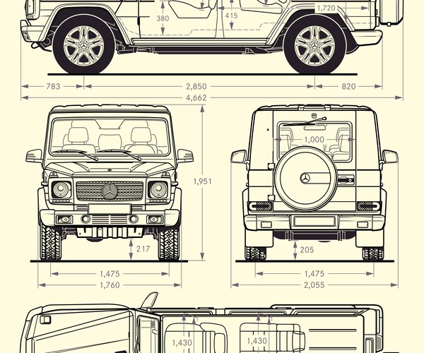 ArtStation - Mercedes G Class 2012 | Artworks