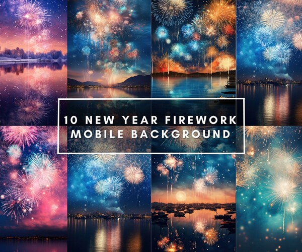 ArtStation Digital New Year Firework Art Stock Images Happy New   File 