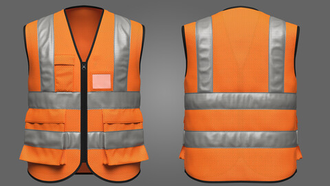 Safety Vest 3d Model