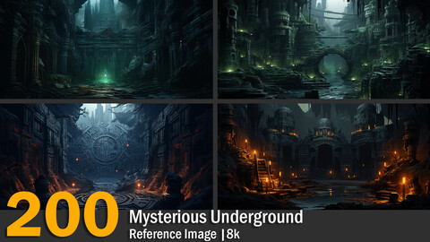 Mysterious Underground | Reference Images | 8K