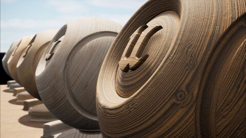 Premium Wood Material Pack 2 / Unreal Engine Ready