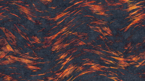 Lava Seamless Texture Patterns 2k (2048*2048) | PNG 5 | JPG 5 File Formats All Texture Apply After Object Look Like A 3D