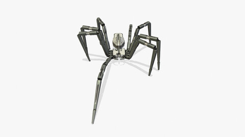 Spider Bot v1 Rigged And animated