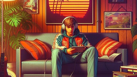 Retro Music Artworks