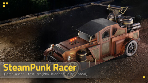 SteamPunk Racer - Game Asset