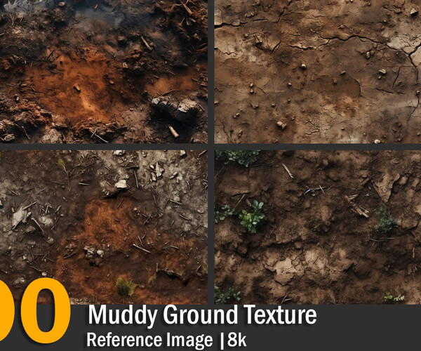 ArtStation - Muddy Ground Texture | Reference Images | 8K | Artworks