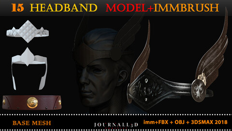 15 Headband Armor Base Mesh