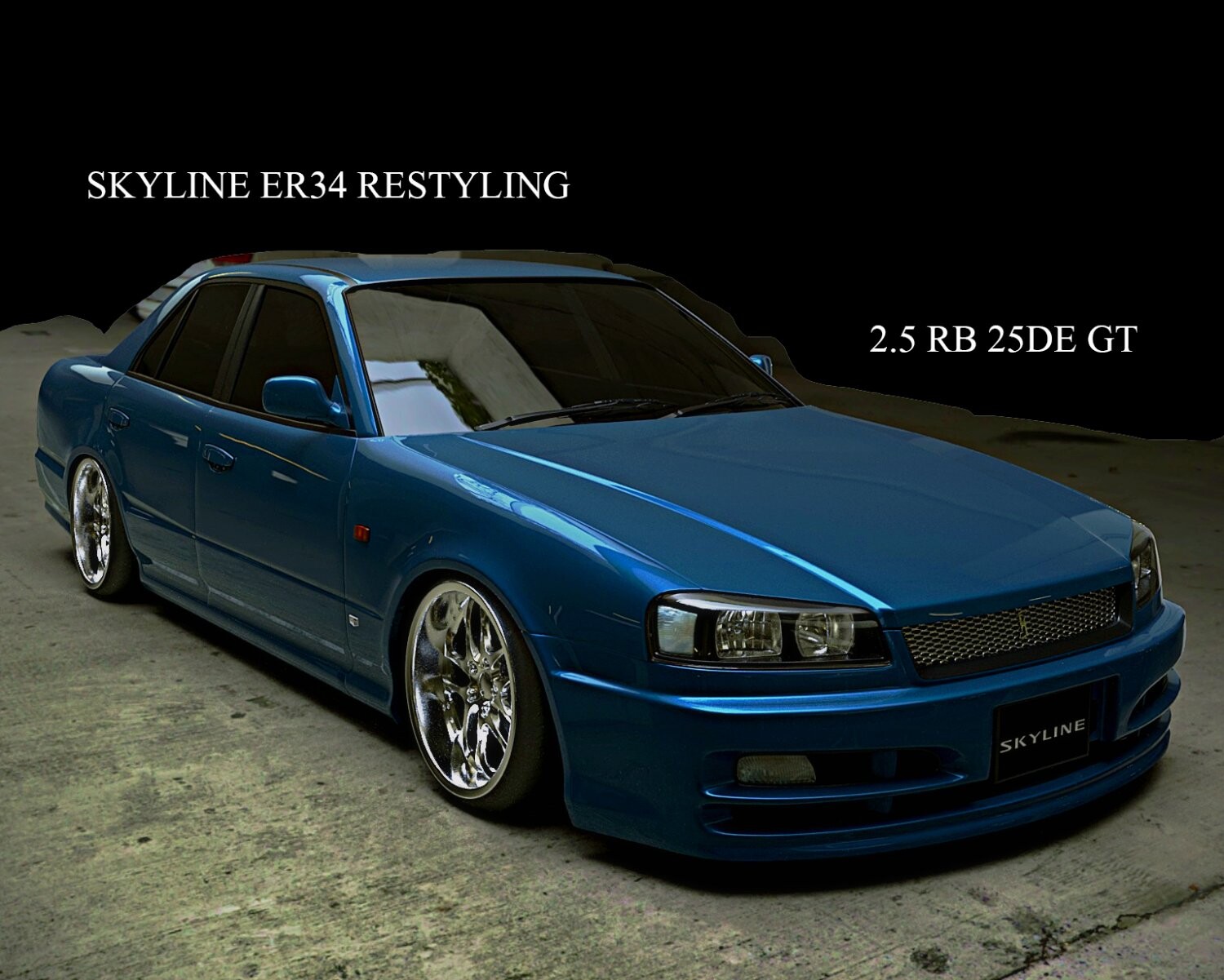 ArtStation - Nissan Skyline ER34 | Resources