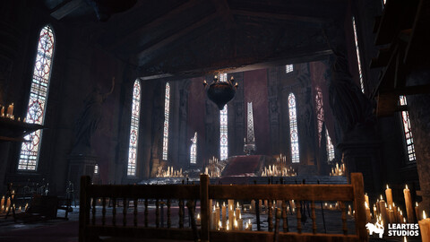 Soulslike Throne Room Interior