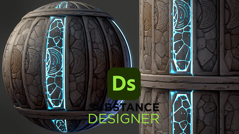 Stylized Fantasy Material - Substance 3D Designer