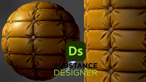 Stylized Leather Fabric - Substance 3D Designer