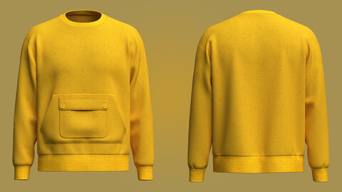 Mens sweatshirt with pocket