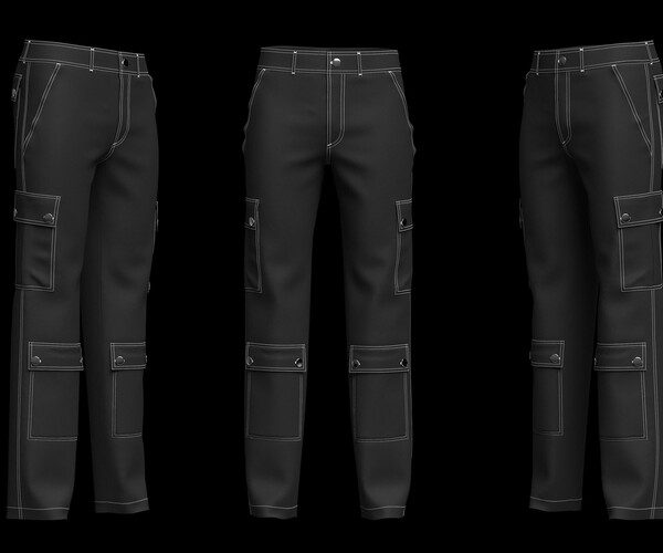 ArtStation - Cargo Pant 3d Model | Resources