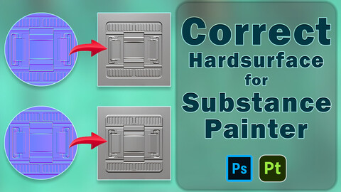 Correct Hardsurface for Substance Painter - Tutorial