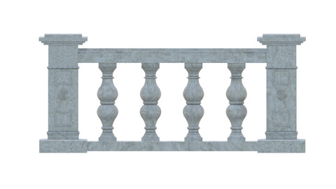 Balustrade 3D Render